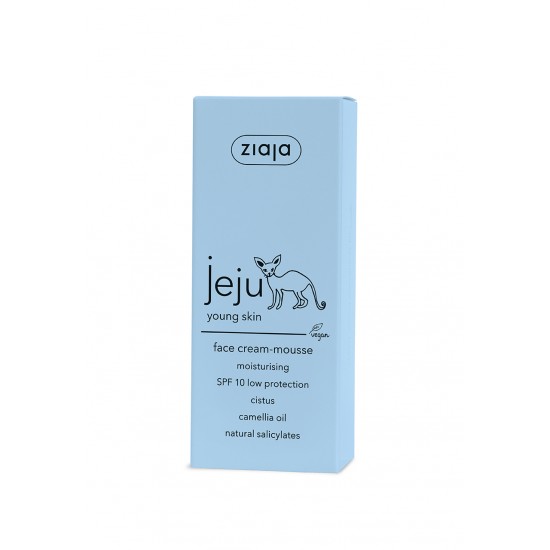 jeju blue line - ziaja - cosmetics - Jeju face cream mousse 50ml ZIAJA